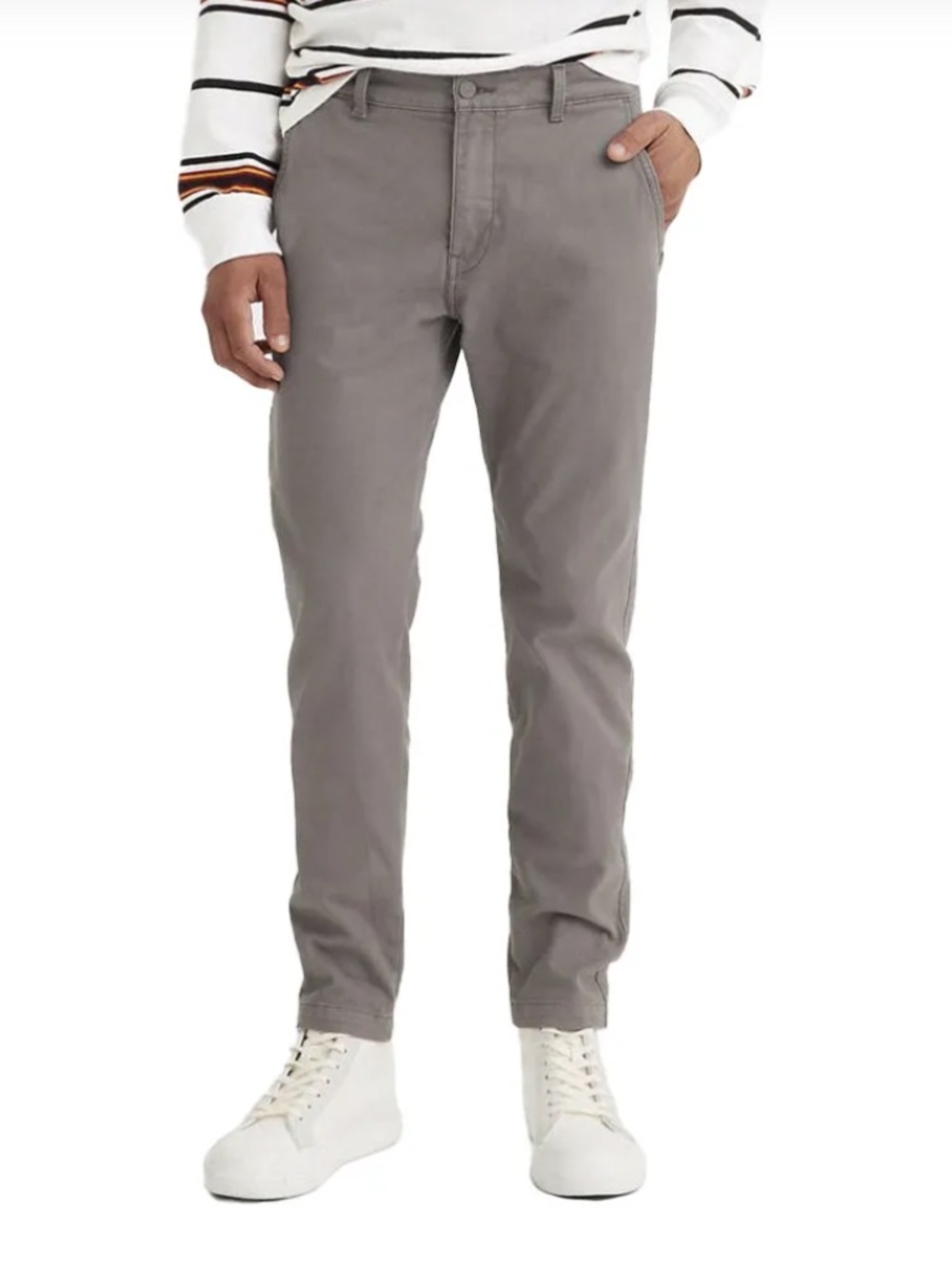 Levi's Men's 31x32 Slim XX Chino Pants in Gray Taupe